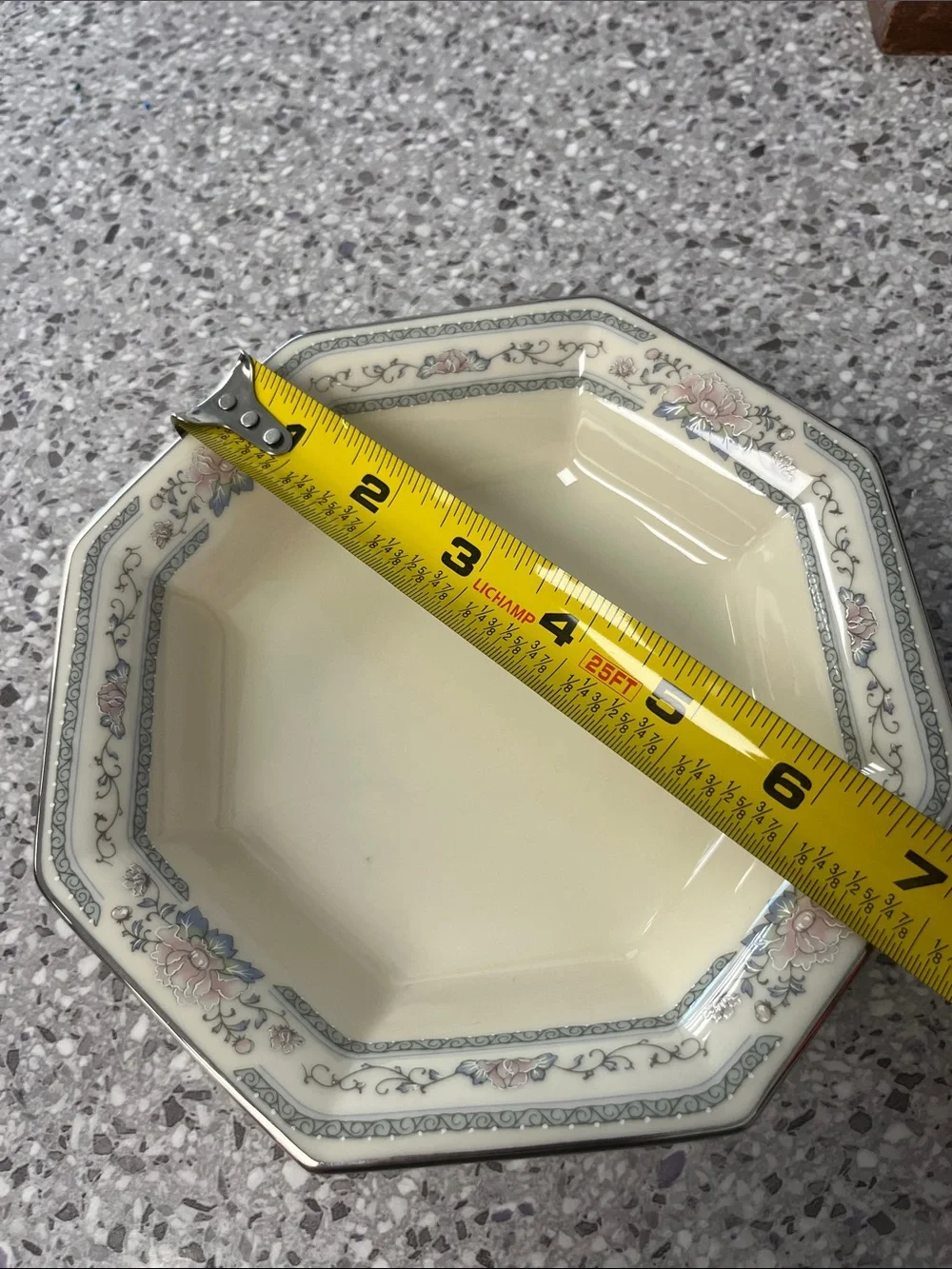 LENOX China Vintage Charleston Octagon Shape Candy Dish